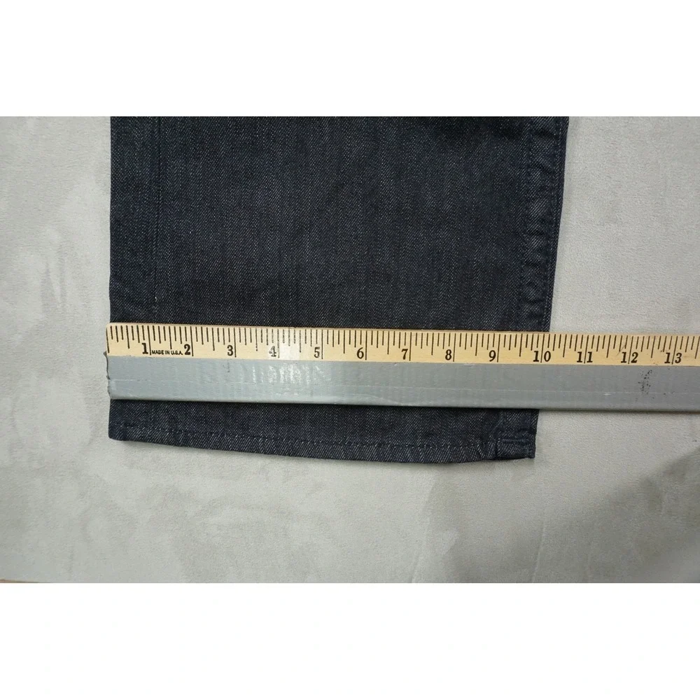 NWT True Religion Bootcut Jeans Mens 36x34‎ Dark Wash Made in USA Horseshoe Logo